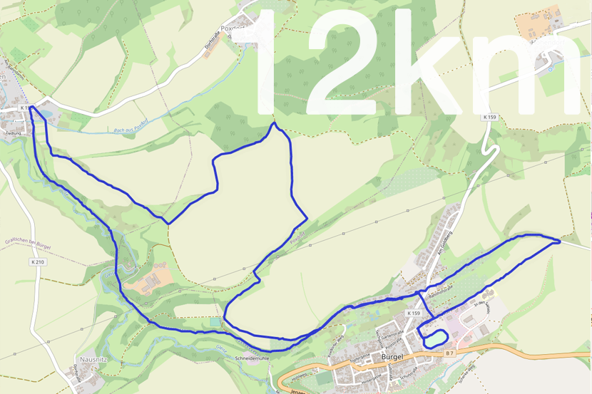 Zur 12km-Strecke